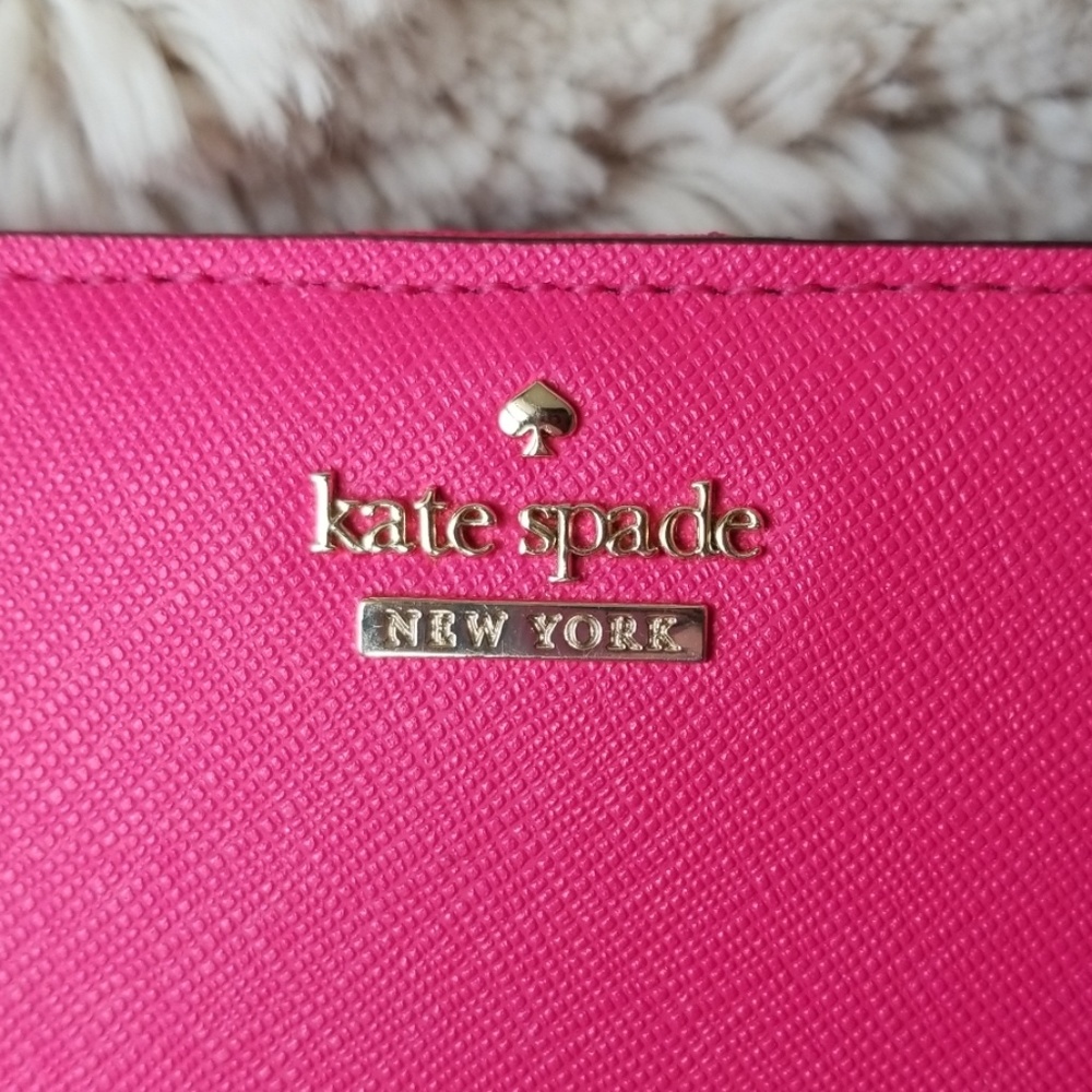 Kate Spade Pink Leather Wallet - Picture 2 of 6